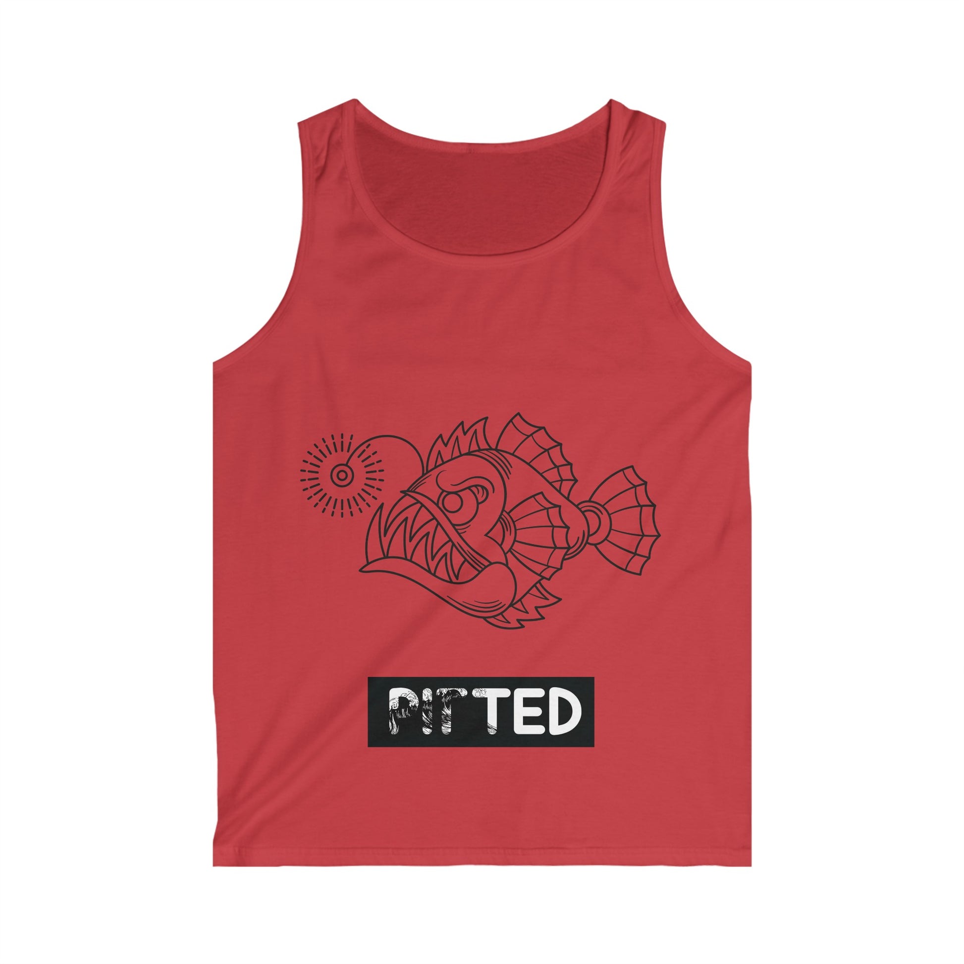 PITTED Angry Angler Men's Tank Top – Sleek & Comfortable


