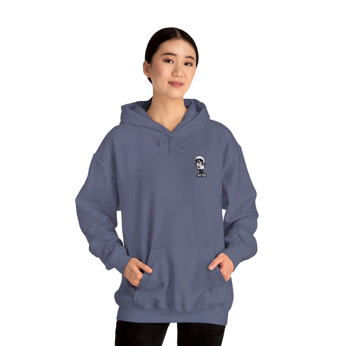 PITTED Hell on a Surf Board Hoodie – Bold, Warm, Sustainable

