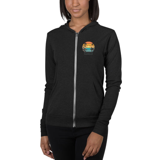 Beach Life Women's Zip-Up Hoodie | Comfort Meets Style
