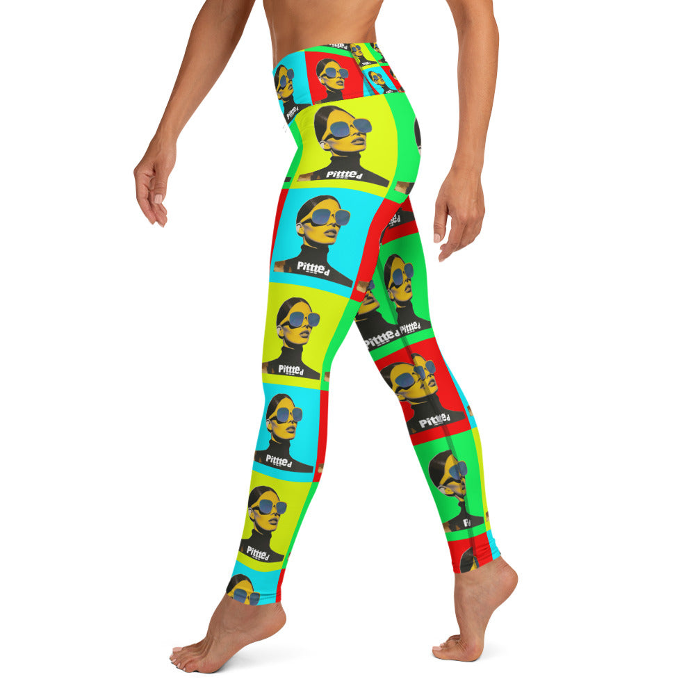 Big Deal Yoga Leggings: Embrace Comfort & Bold Style Side Left Leg