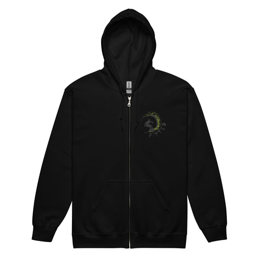 Can’t Catch Me PITTED Hoodie: Comfort Meets Bold Style Zip Up Black