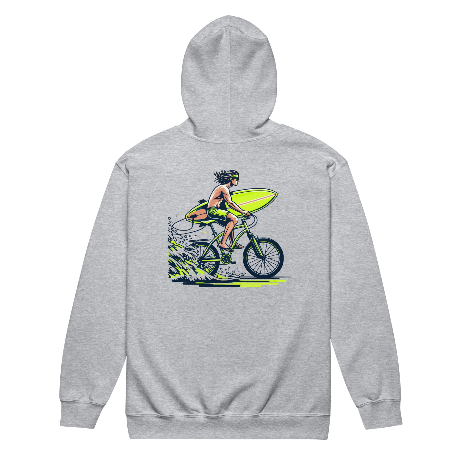 Can’t Catch Me PITTED Hoodie: Comfort Meets Bold Style Zip Up Sport Grey Back 