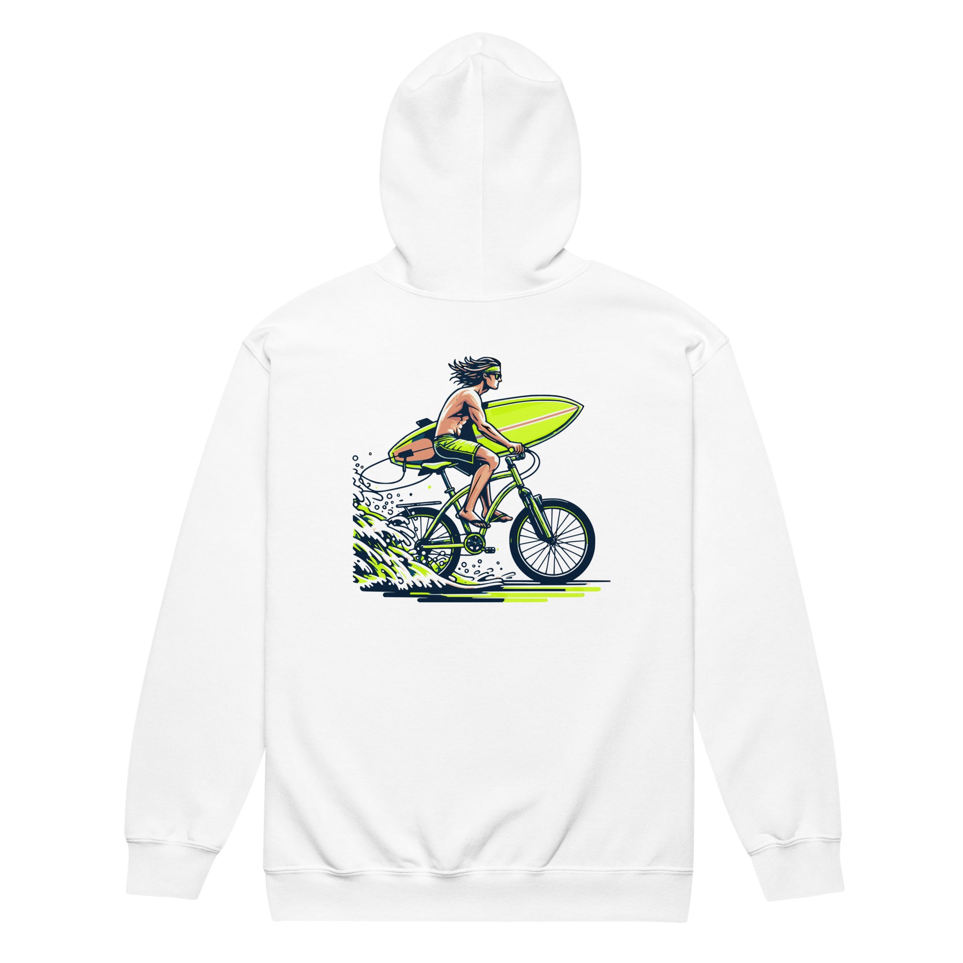 Can’t Catch Me PITTED Hoodie: Comfort Meets Bold Style Zip Up White Back