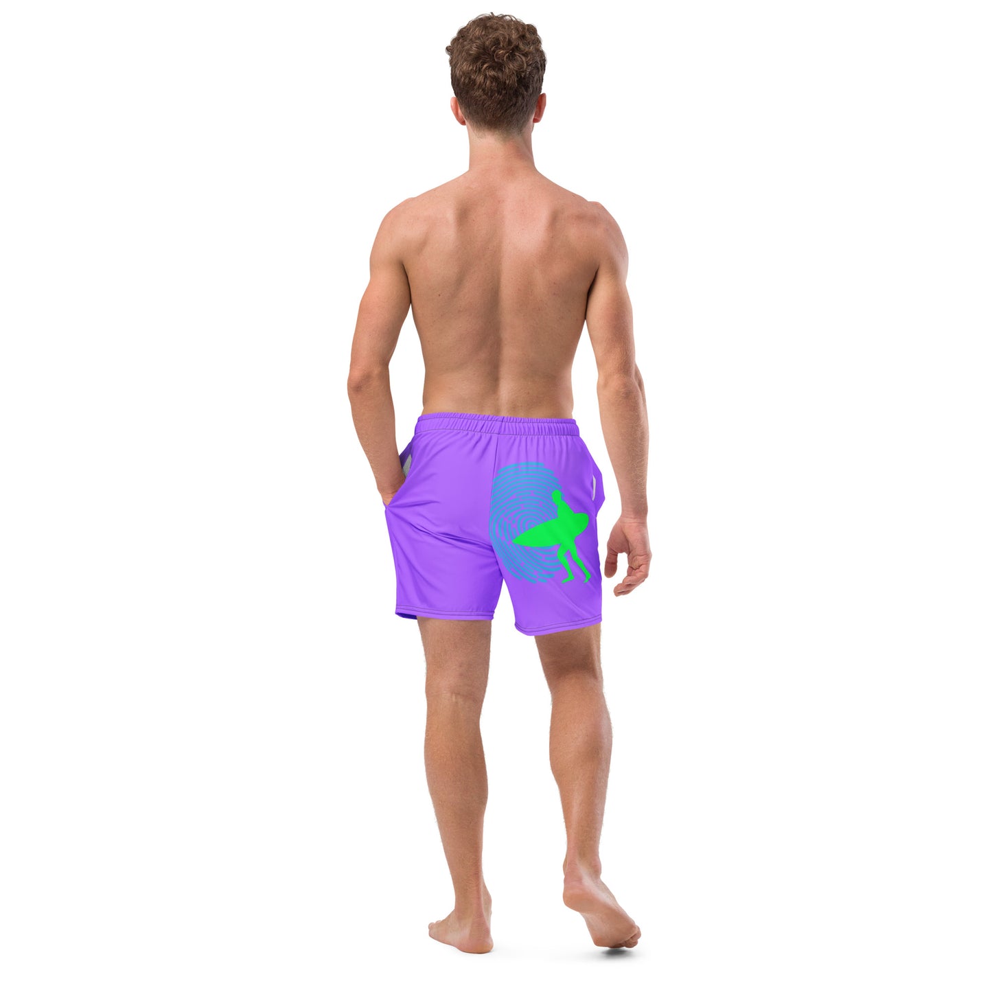PITTED Synthwave Surfer Board Shorts: Ultimate Surf Gear