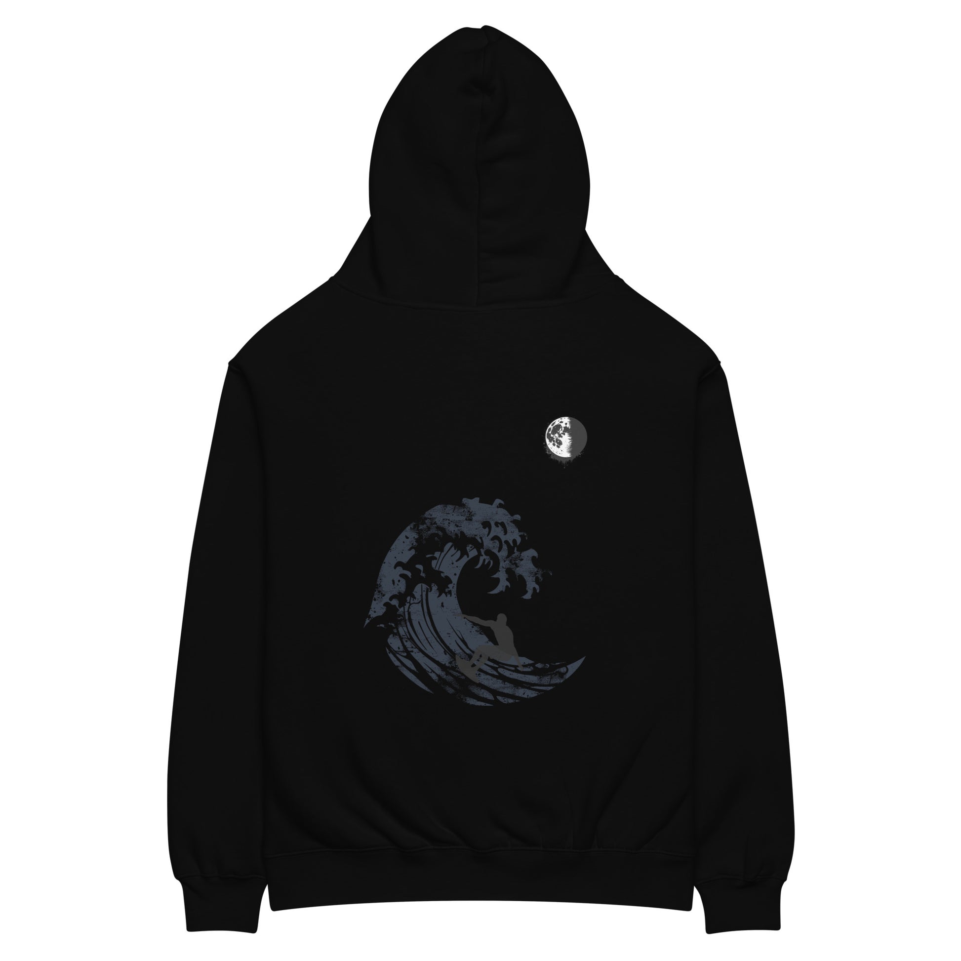 Chasing Moonlight Hoodie: Bold Style Meets Eco Comfort Black Back