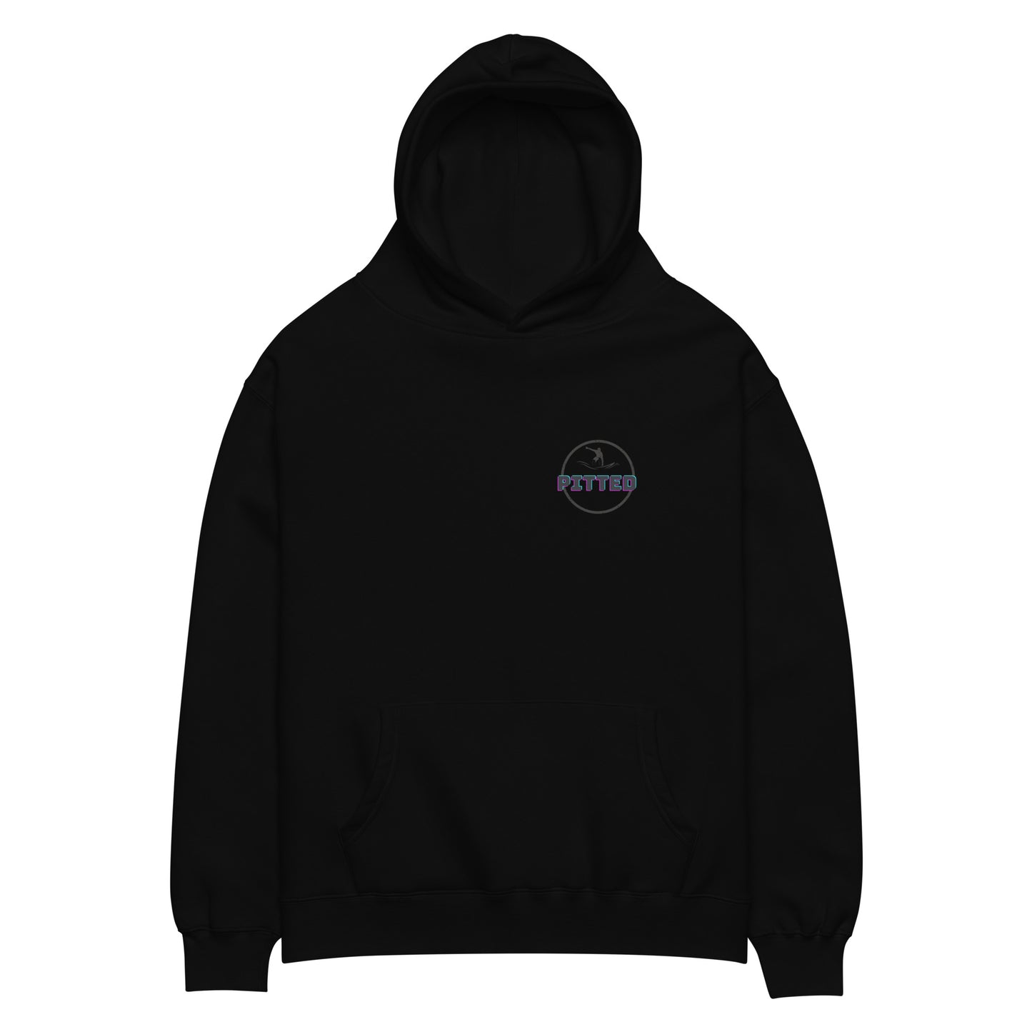 Chasing Moonlight Hoodie: Bold Style Meets Eco Comfort Black Front