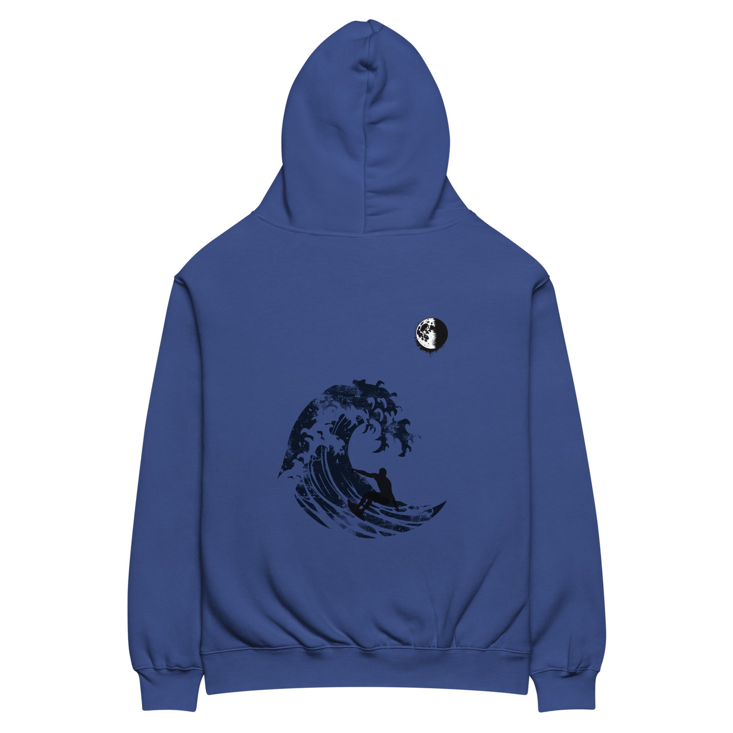 Chasing Moonlight Hoodie: Bold Style Meets Eco Comfort Cobalt Back