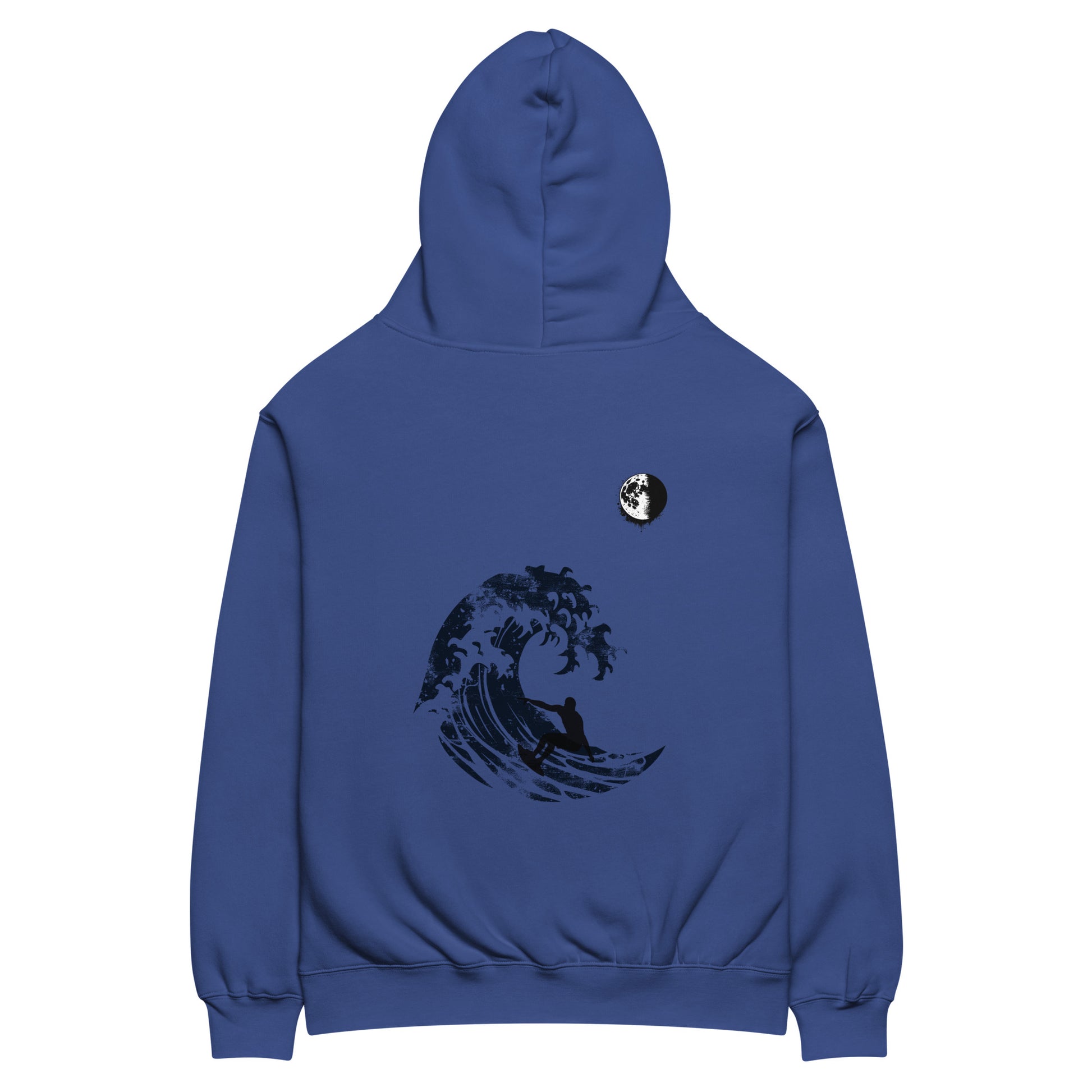 Chasing Moonlight Hoodie: Bold Style Meets Eco Comfort Cobalt Back