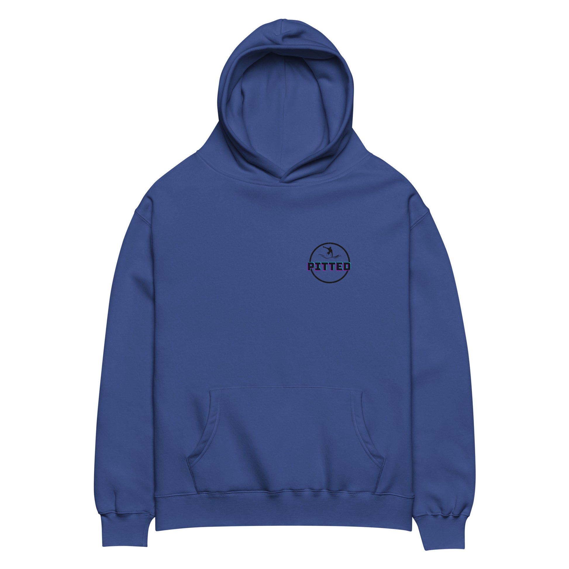 Chasing Moonlight Hoodie: Bold Style Meets Eco Comfort Cobalt Front