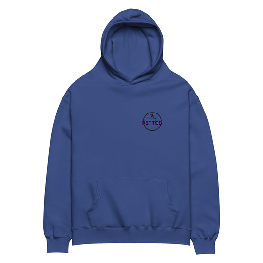 Chasing Moonlight Hoodie: Bold Style Meets Eco Comfort Cobalt Front