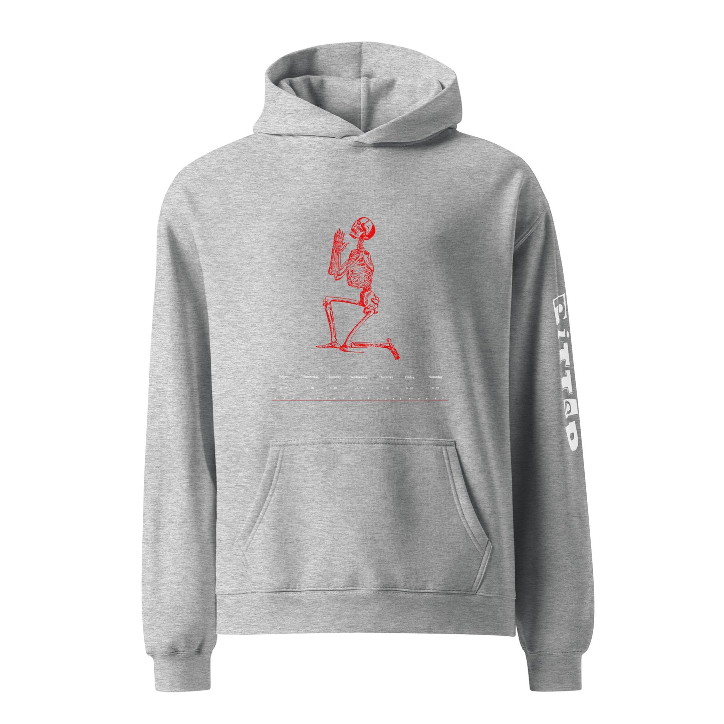 Come On PITTED Hoodie: Bold Style, Sustainable Comfort Athletic Heather Grey