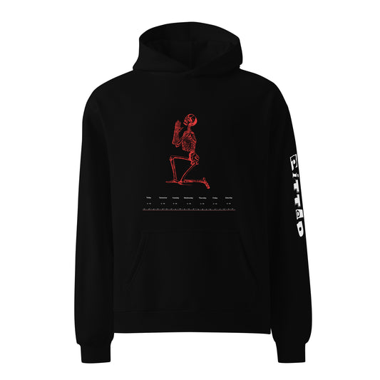 Come On PITTED Hoodie: Bold Style, Sustainable Comfort Black Front