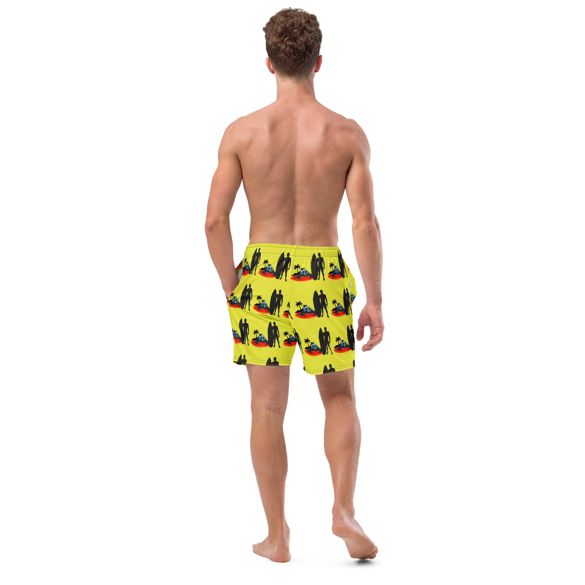 Conquer the Waves with PITTED: Skull Beach Surf Shorts