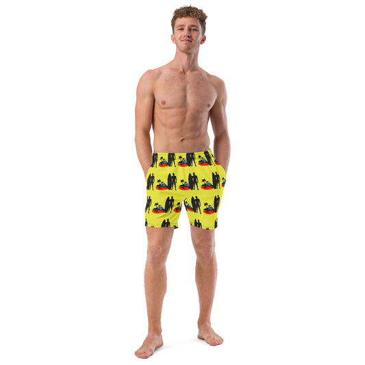 Conquer the Waves with PITTED: Skull Beach Surf Shorts