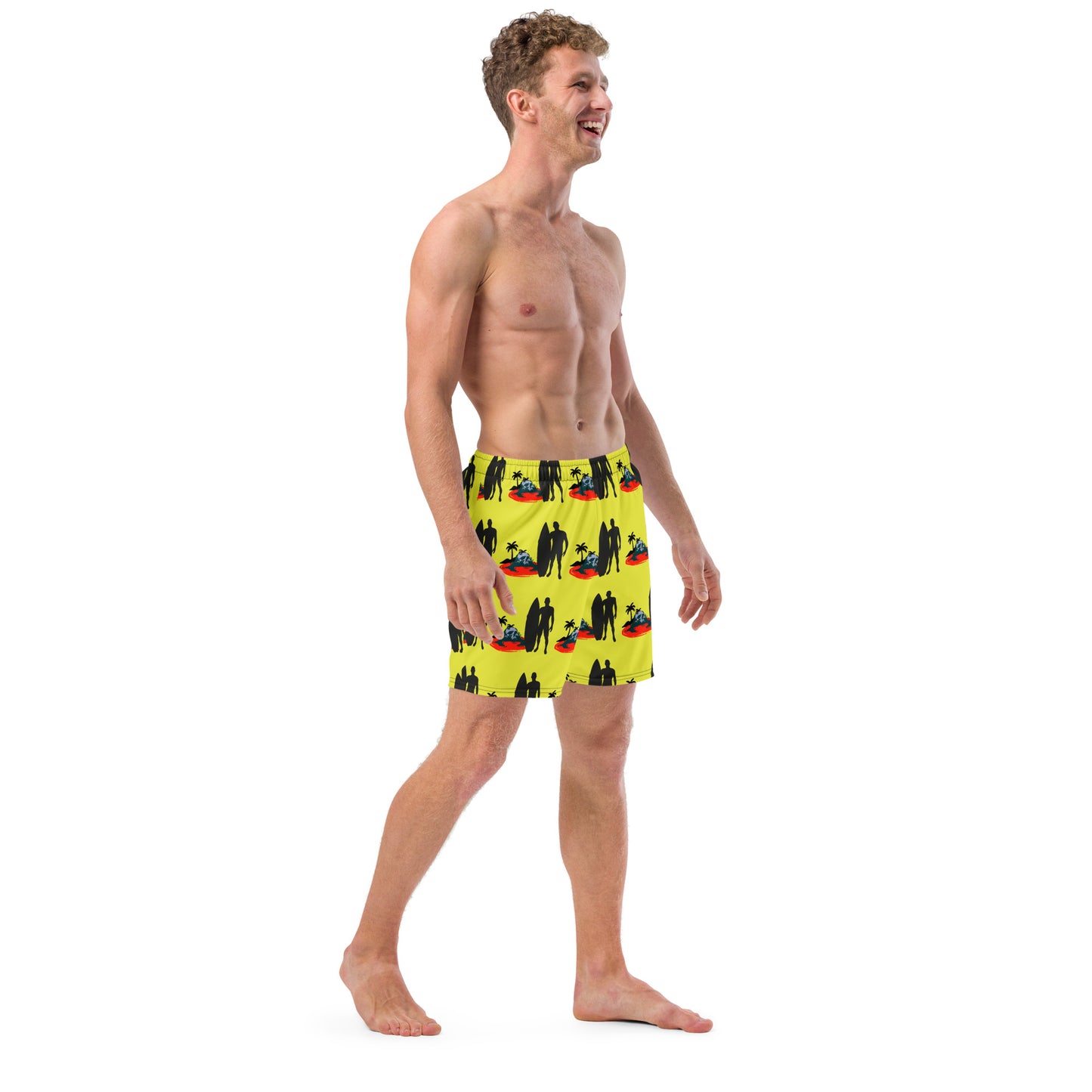 Conquer the Waves with PITTED: Skull Beach Surf Shorts