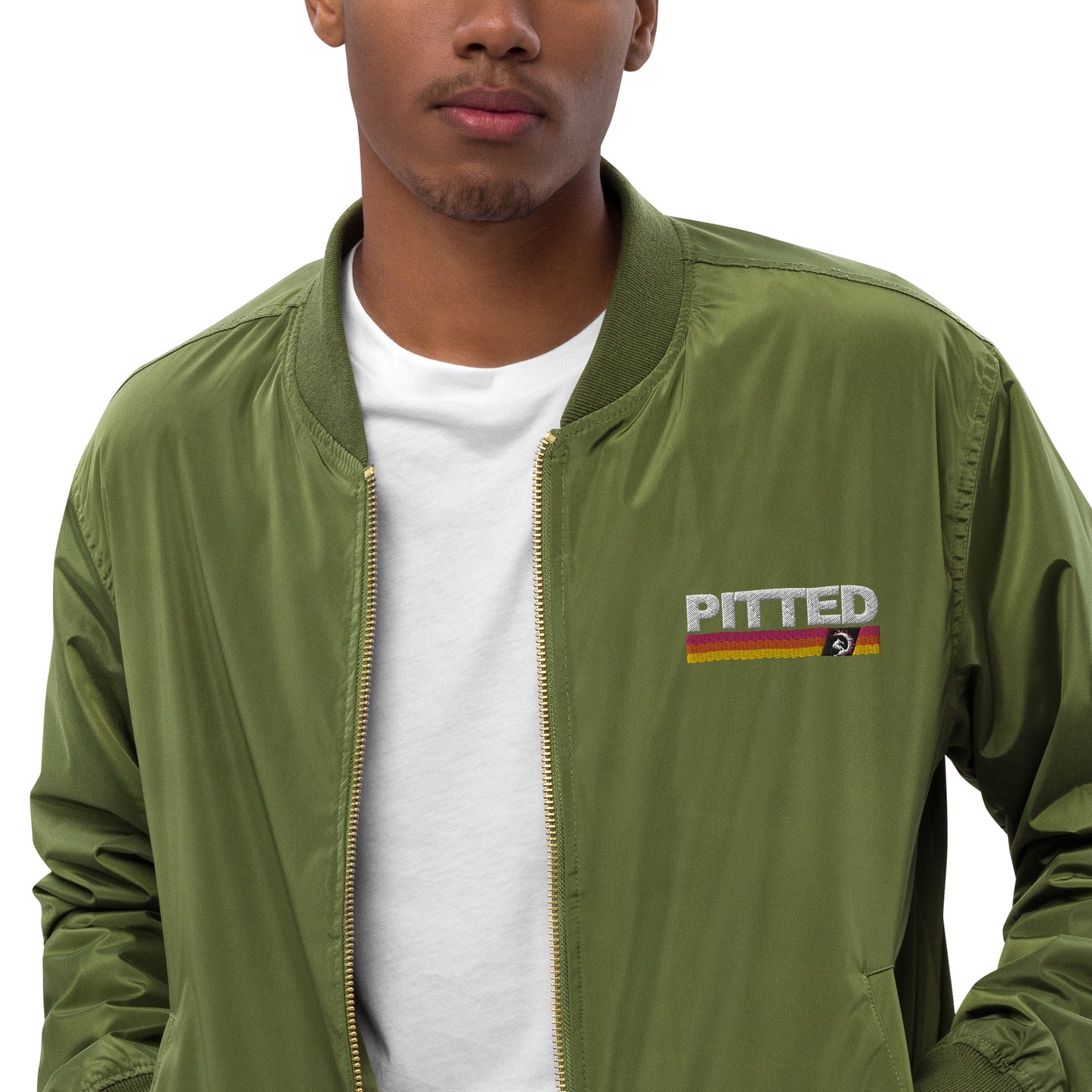Eco-Friendly PITTED Bomber Jacket – Unisex, Sustainable & Stylish