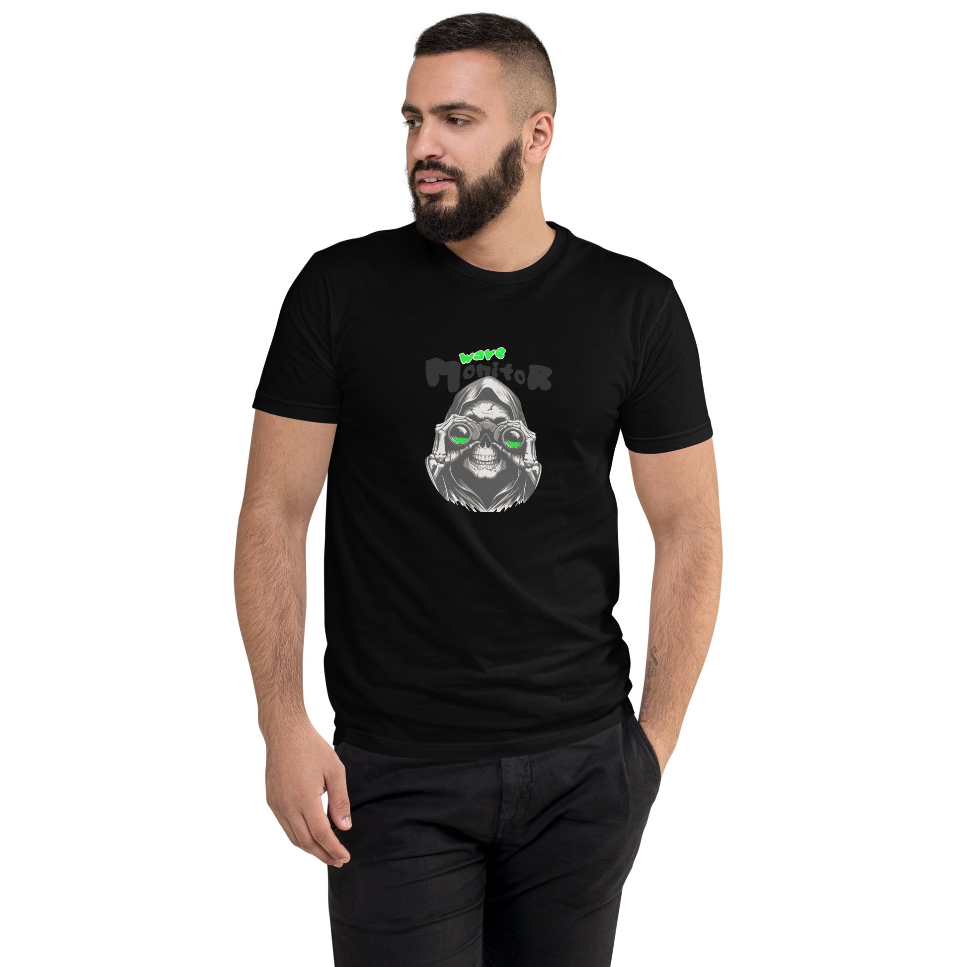 Wave Monitor Graphic T-Shirt – Soft, Stylish, and Sustainable