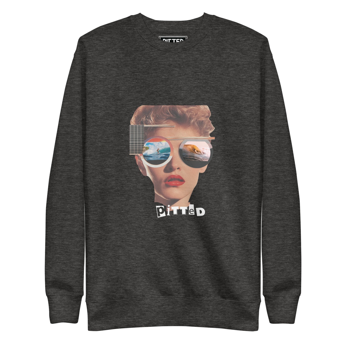 Firing PITTED Crew Neck: Bold Style & Unmatched Comfort Charcoal Heather Sweatshirt