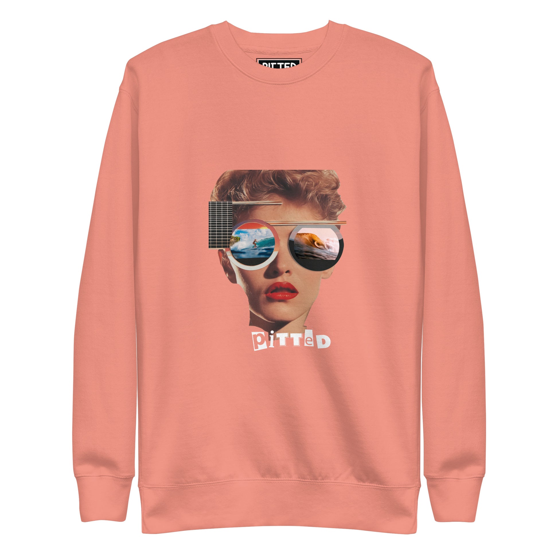 Firing PITTED Crew Neck: Bold Style & Unmatched Comfort Dusty Rose Sweatshirt