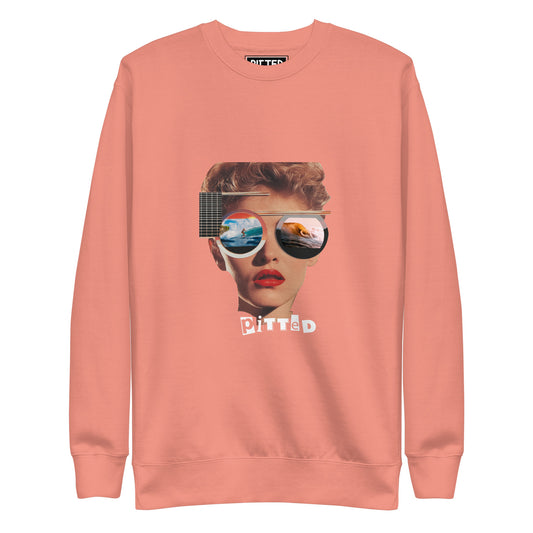 Firing PITTED Crew Neck: Bold Style & Unmatched Comfort Dusty Rose Sweatshirt