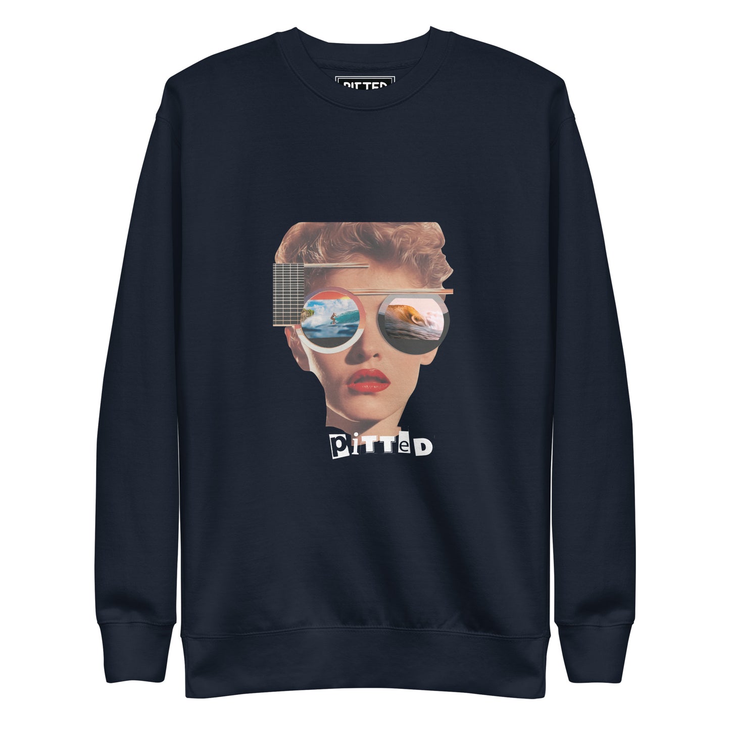 Firing PITTED Crew Neck: Bold Style & Unmatched Comfort Navy Sweatshirt