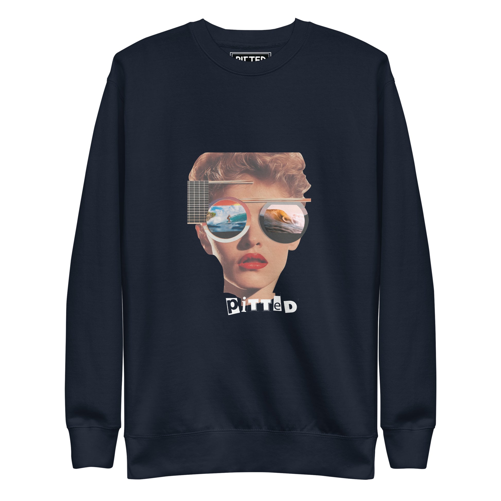 Firing PITTED Crew Neck: Bold Style & Unmatched Comfort Navy Sweatshirt