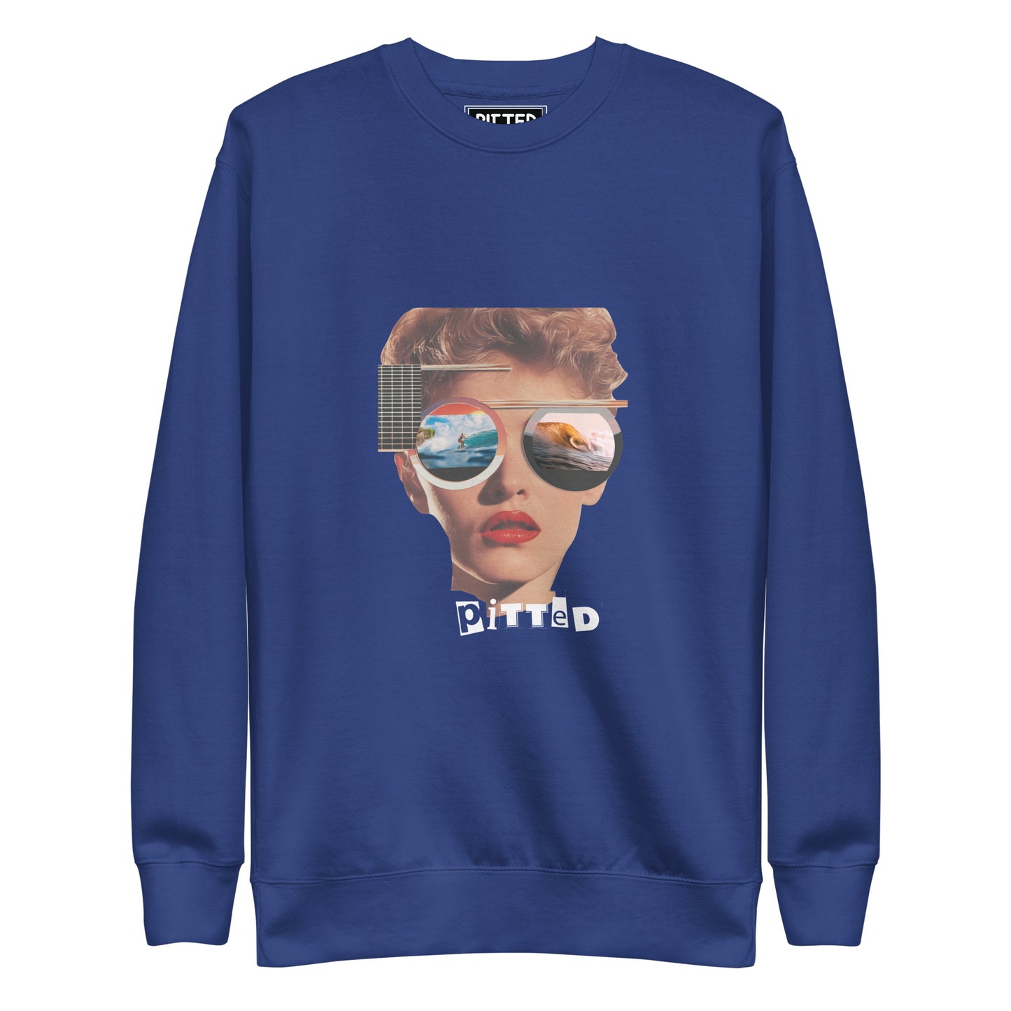 Firing PITTED Crew Neck: Bold Style & Unmatched Comfort Royal Sweatshirt