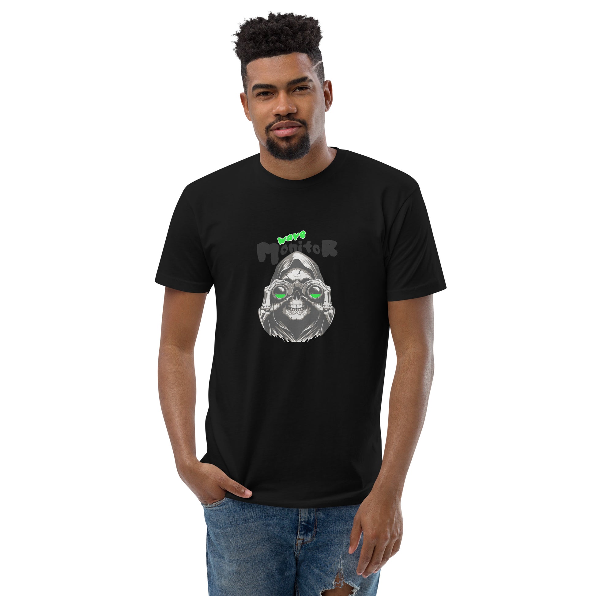 Wave Monitor Graphic T-Shirt – Soft, Stylish, and Sustainable