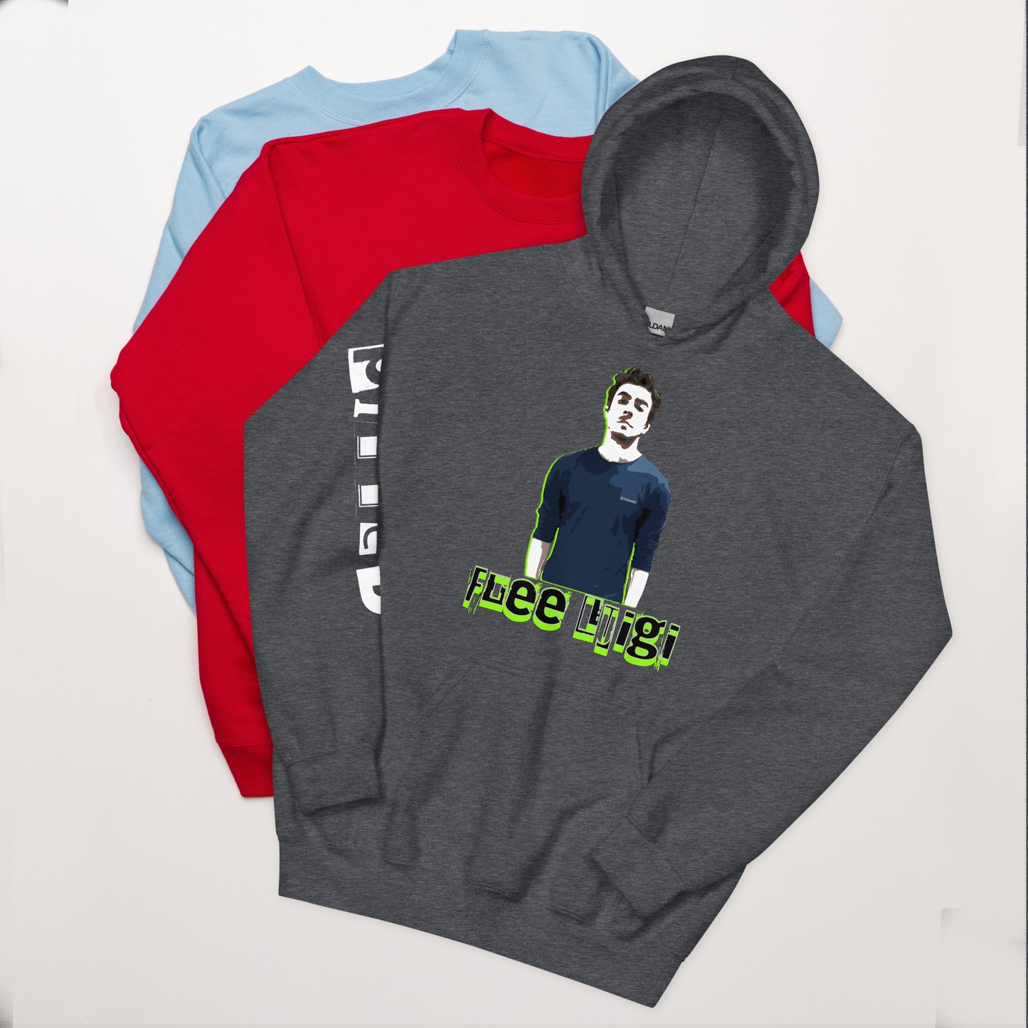 Free Luigi Hoodie: Bold Comfort, Thoughtful Style Hoodie Dark Heather
