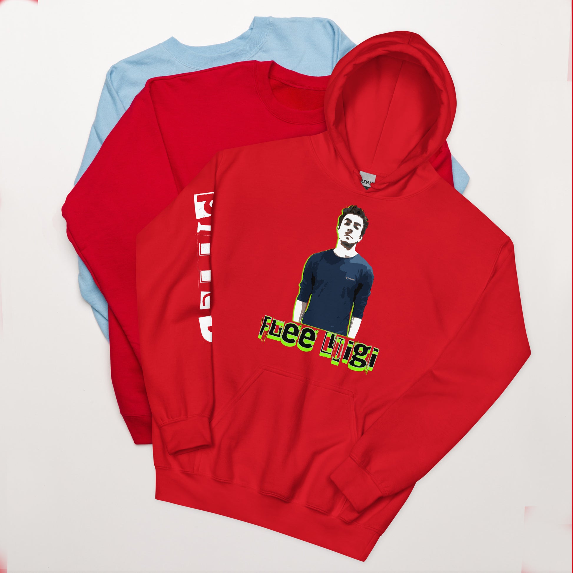 Free Luigi Hoodie: Bold Comfort, Thoughtful Style Hoodie Red