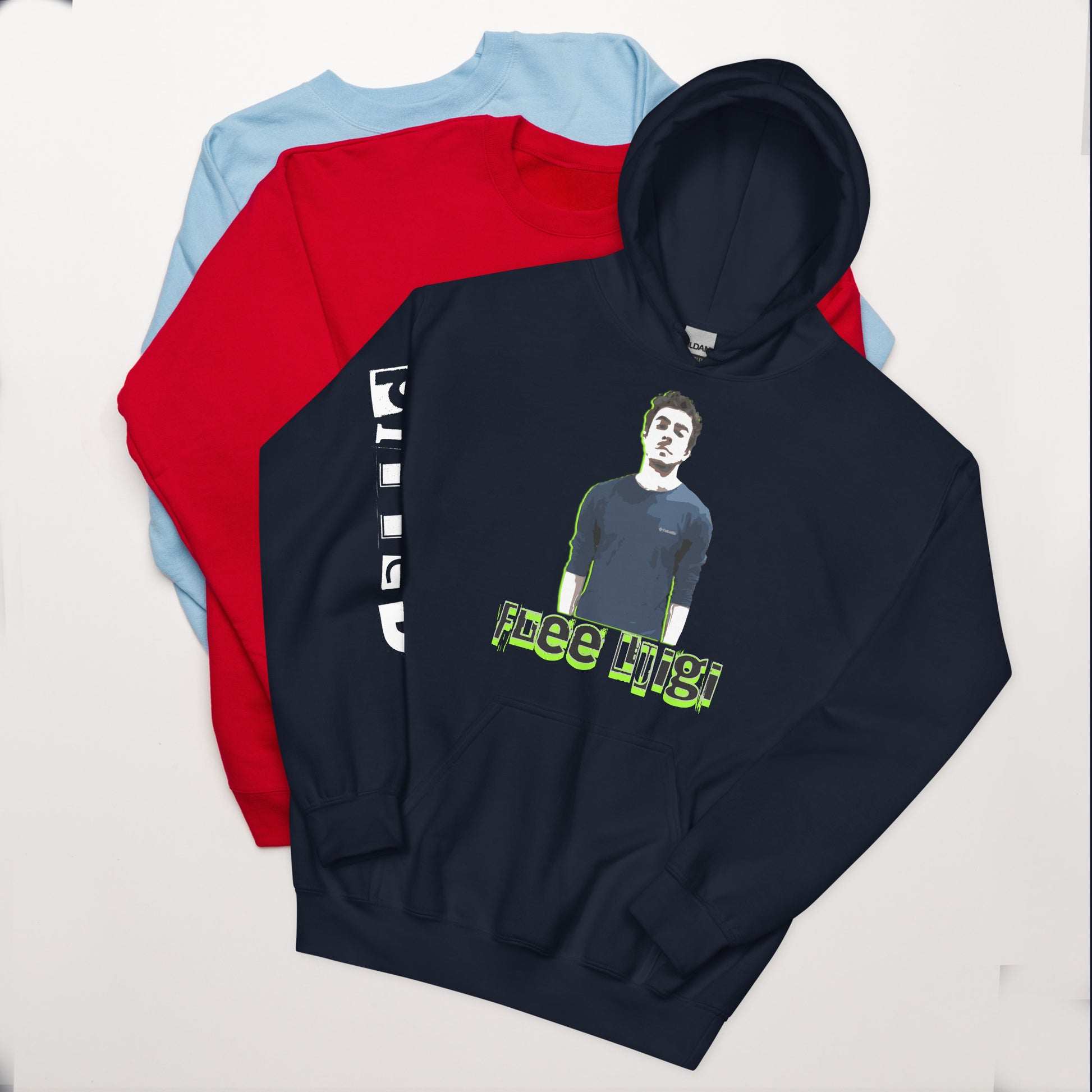 Free Luigi Hoodie: Bold Comfort, Thoughtful Style Hoodie Navy