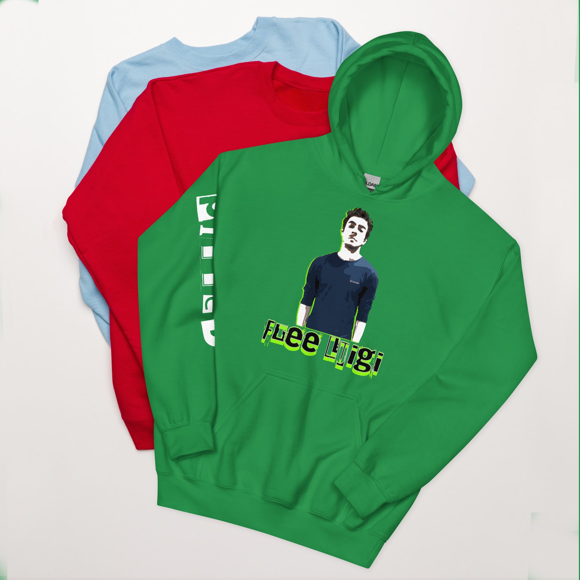 Free Luigi Hoodie: Bold Comfort, Thoughtful Style Hoodie Irish Green