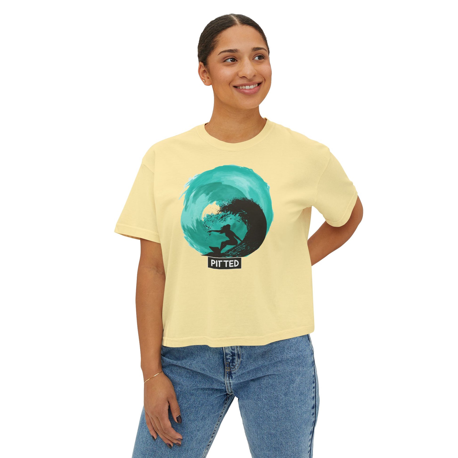 Get PITTED WaterColor Women's Oversized Graphic T-Shirt

