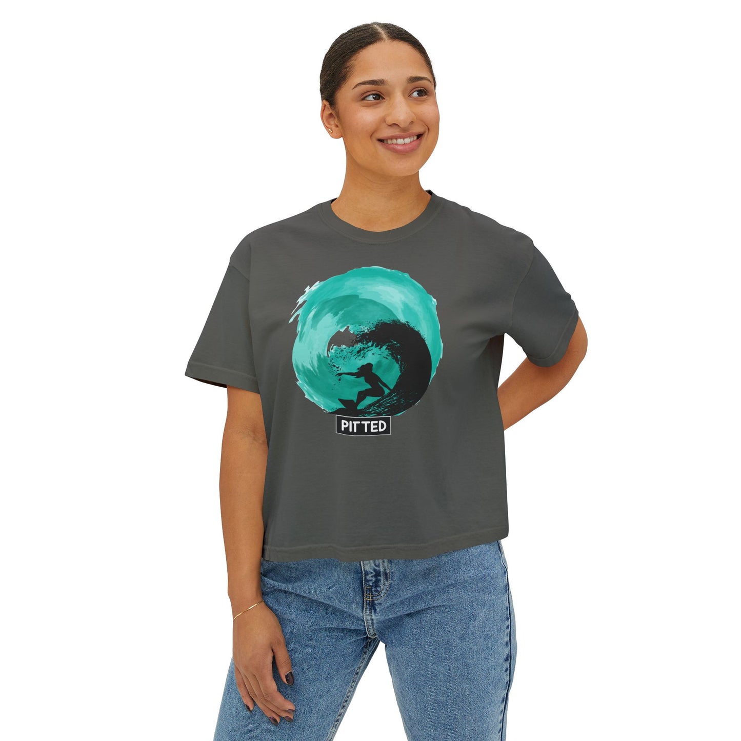 Get PITTED WaterColor Women's Oversized Graphic T-Shirt

