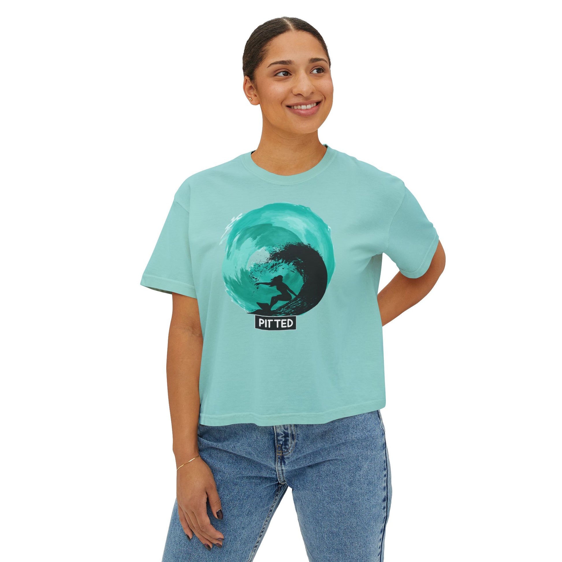 Get PITTED WaterColor Women's Oversized Graphic T-Shirt

