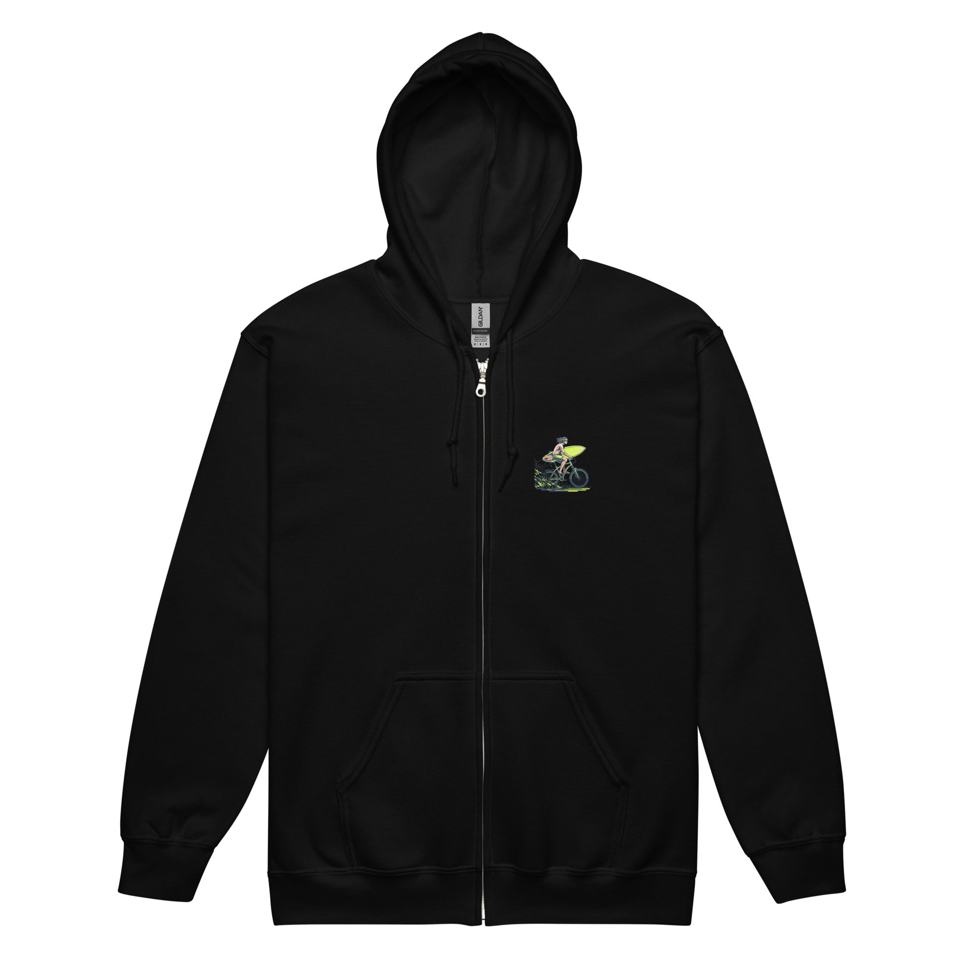 It’s On Hoodie: Bold Surf Style Meets Ultimate Comfort Black Front