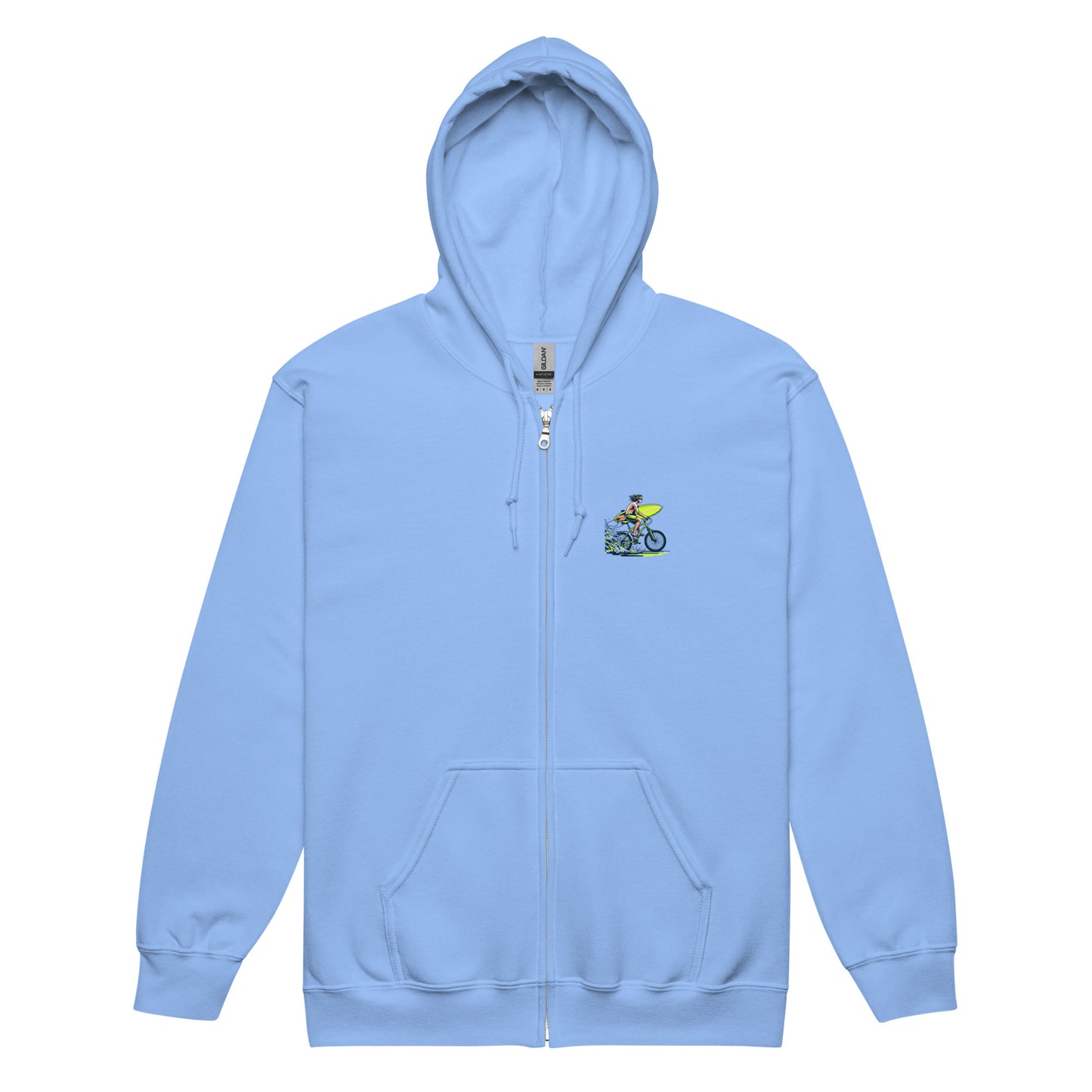 It’s On Hoodie: Bold Surf Style Meets Ultimate Comfort Carolina Blue Front