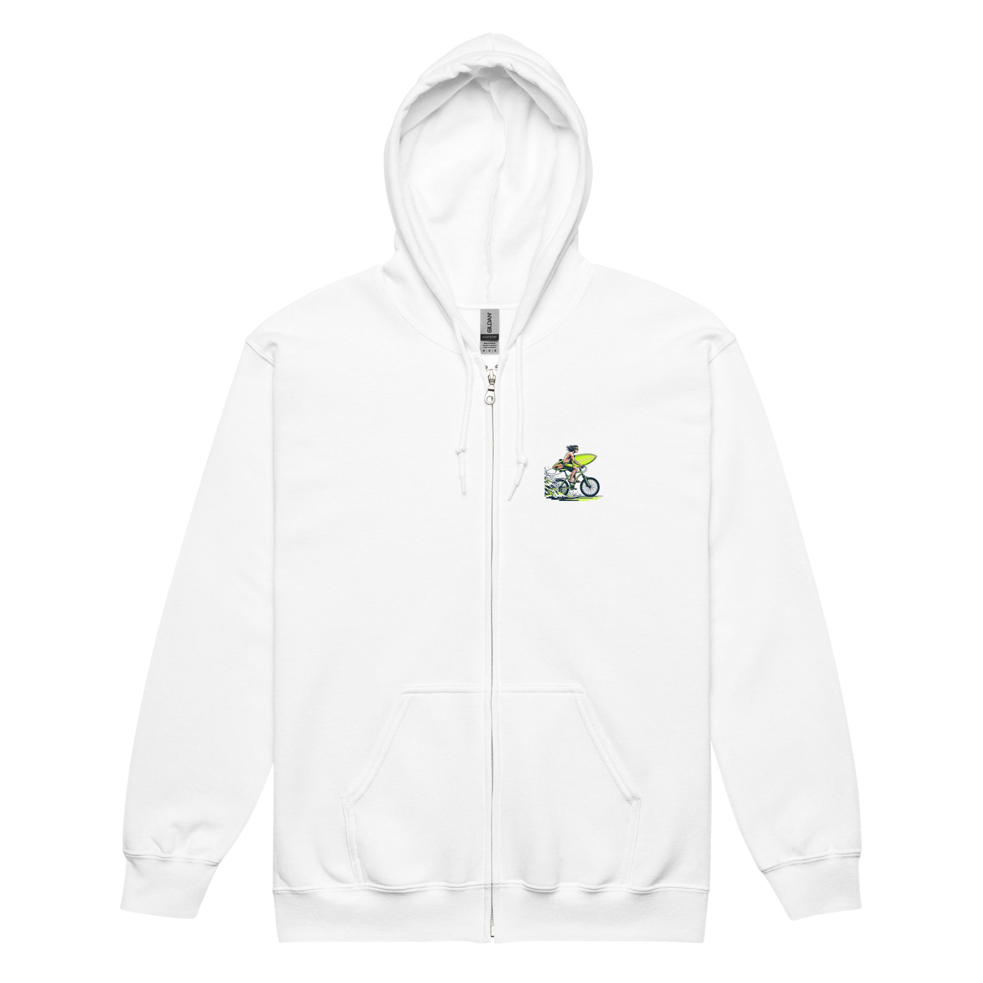 It’s On Hoodie: Bold Surf Style Meets Ultimate Comfort White Front