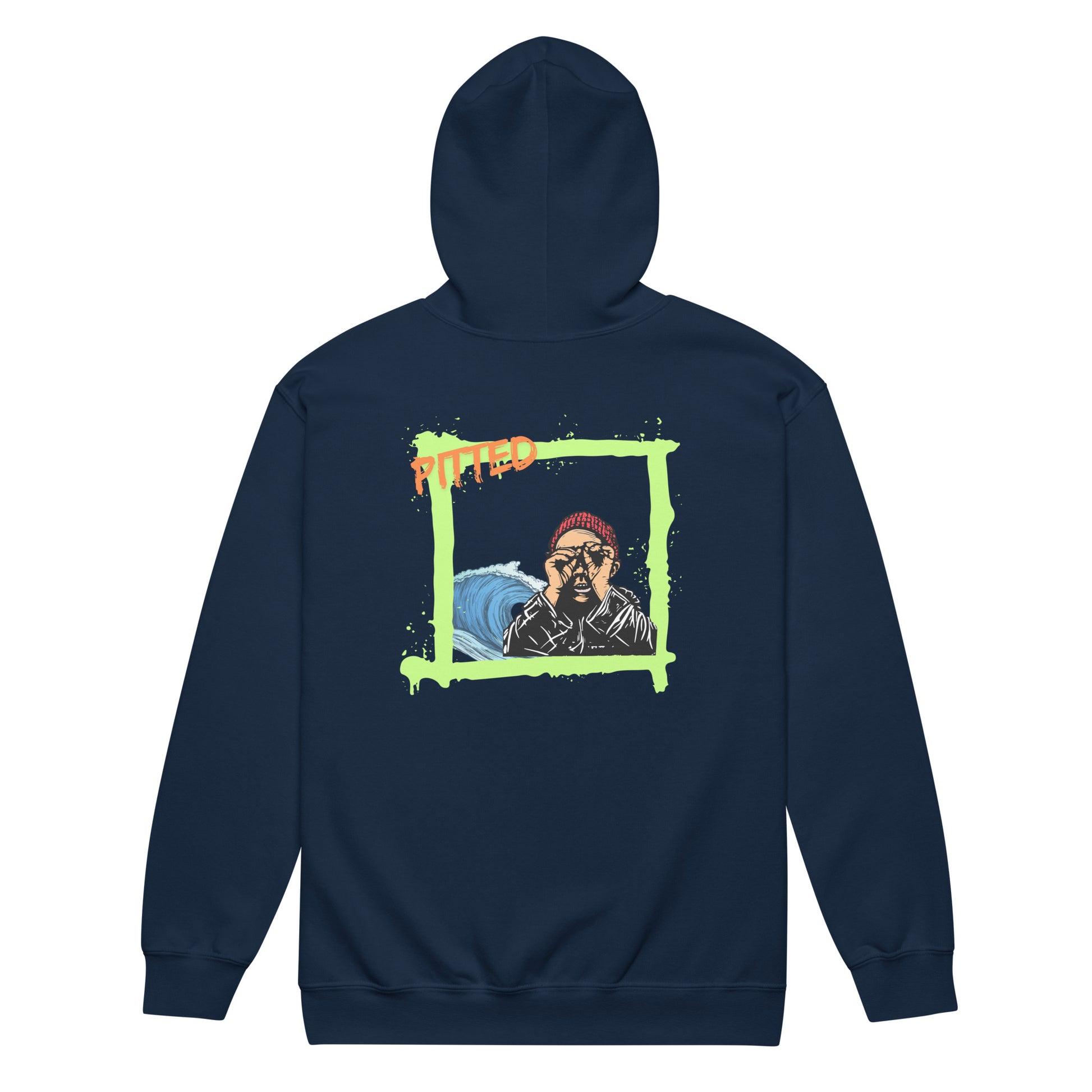 It’s On Hoodie: Bold Surf Style Meets Ultimate Comfort Navy Back