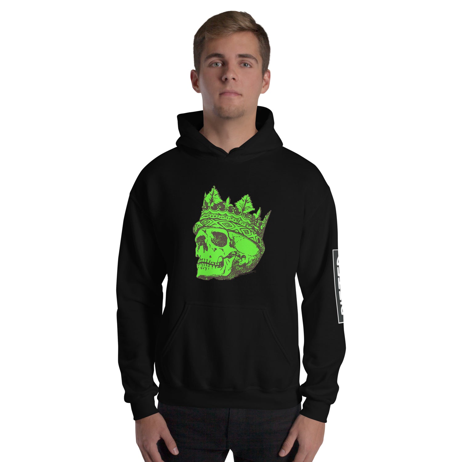Neon King of Surf Hoodie – Bold, Cozy, and Durable
