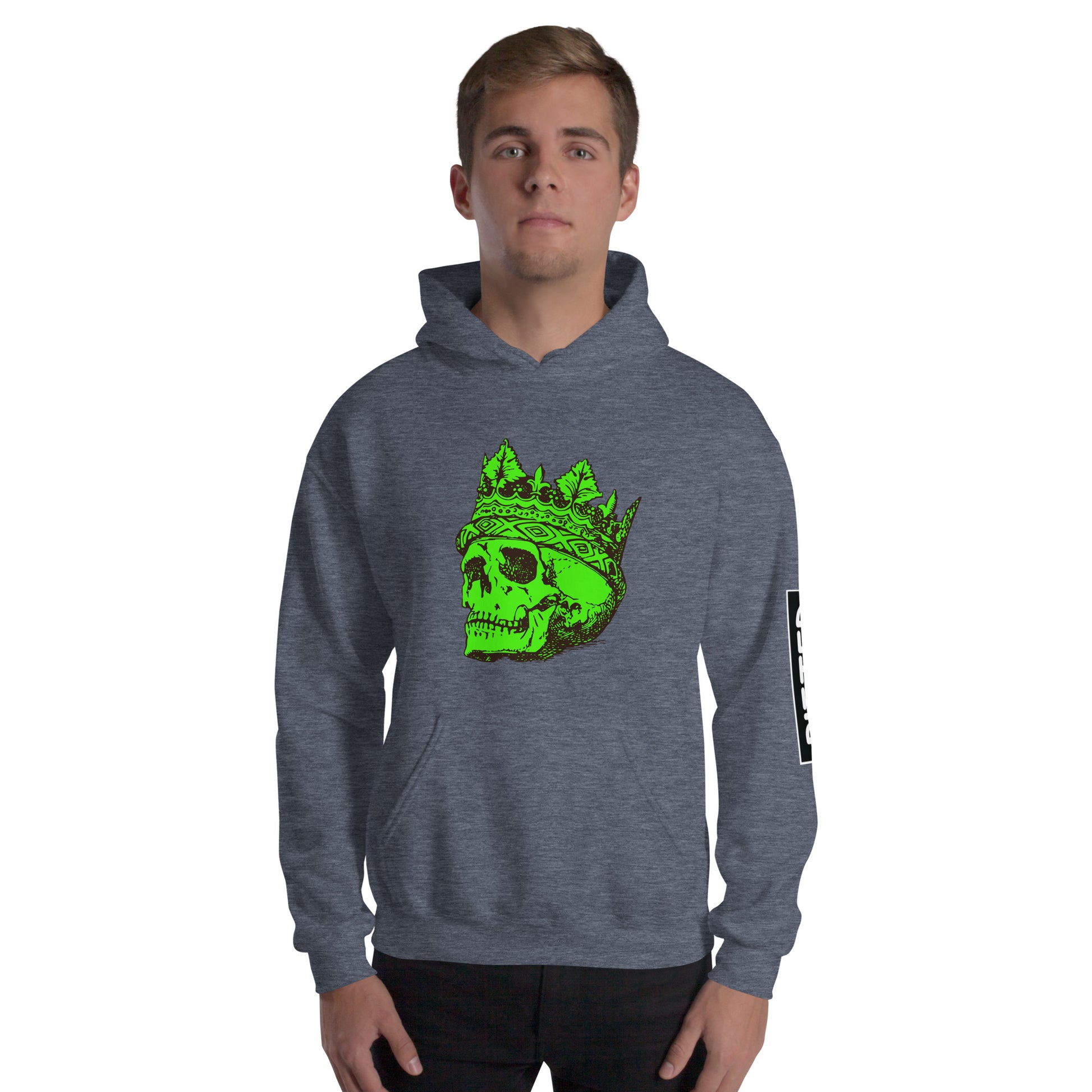 Neon King of Surf Hoodie – Bold, Cozy, and Durable
