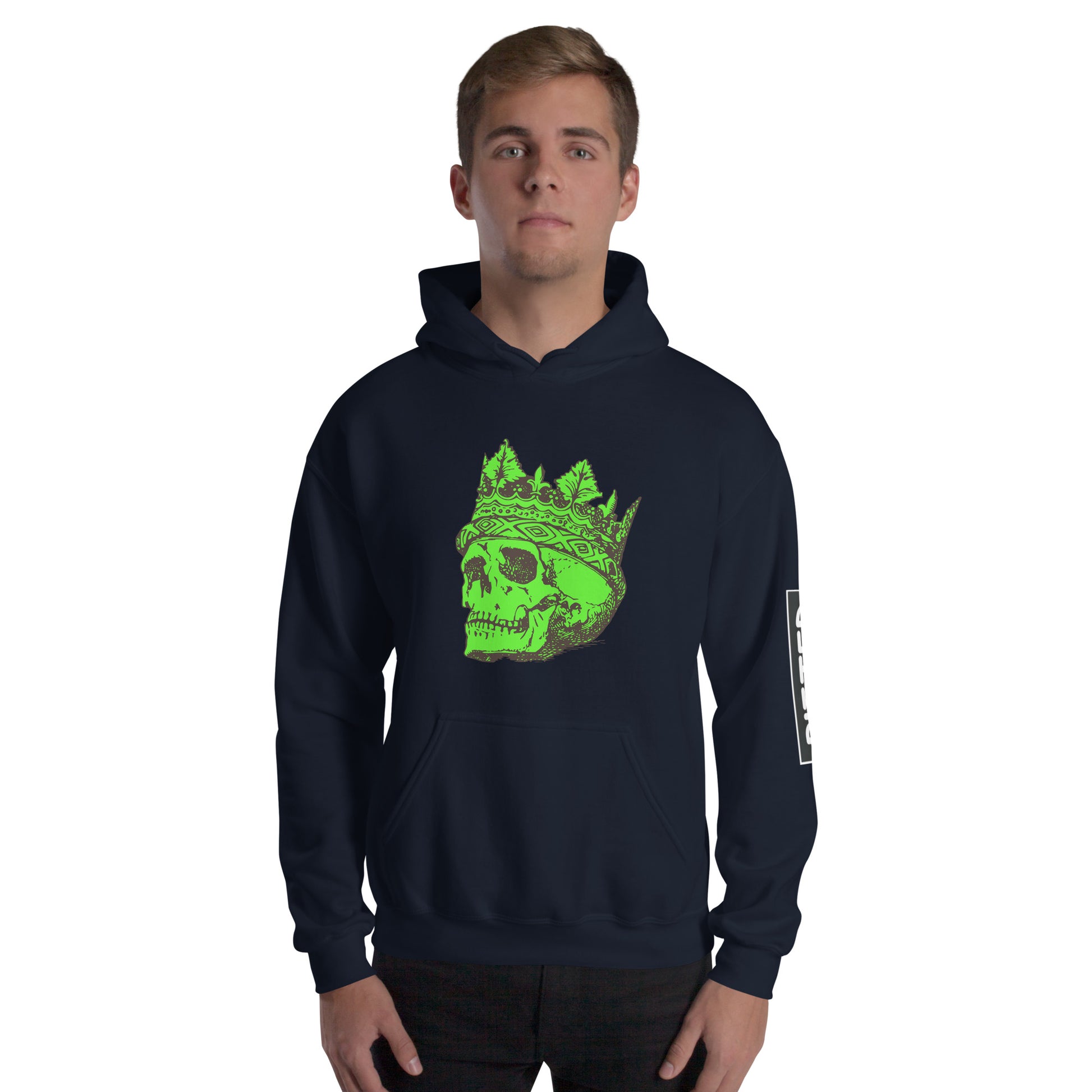 Neon King of Surf Hoodie – Bold, Cozy, and Durable