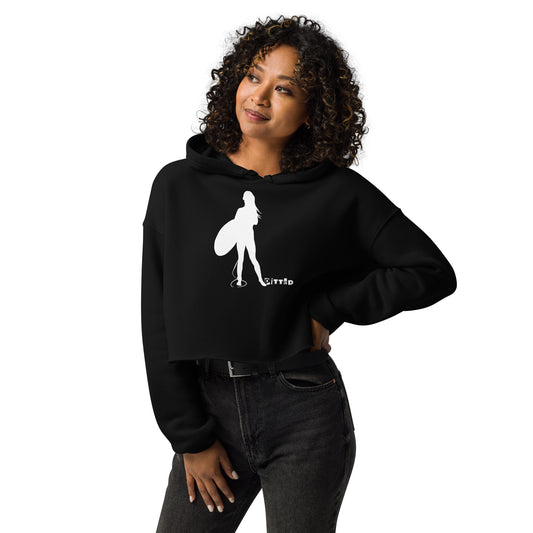 Outline Women’s Crop Hoodie – Edgy, Bold & Sustainable