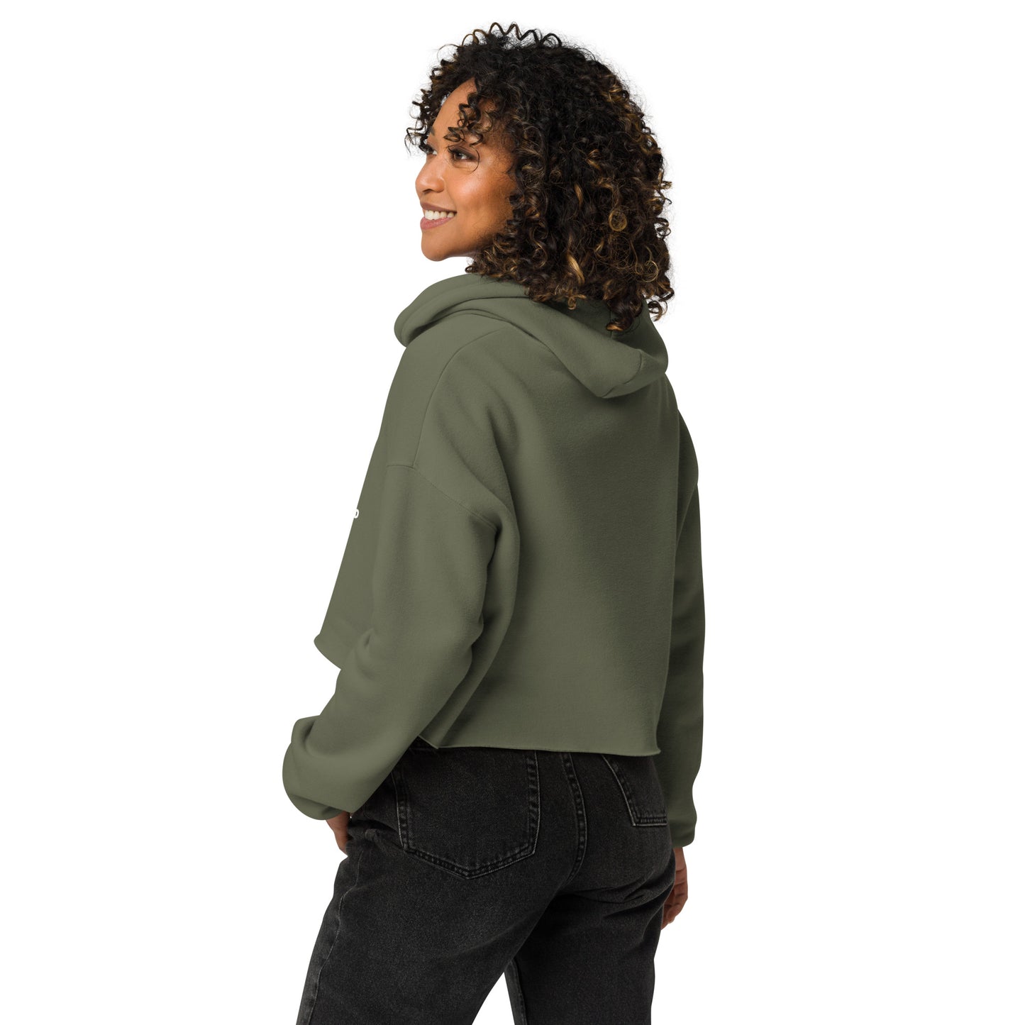 Outline Women’s Crop Hoodie – Edgy, Bold & Sustainable