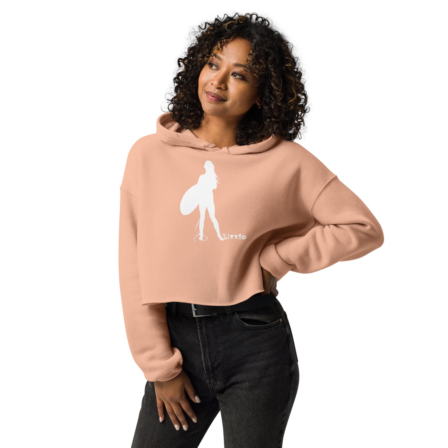 Outline Women’s Crop Hoodie – Edgy, Bold & Sustainable