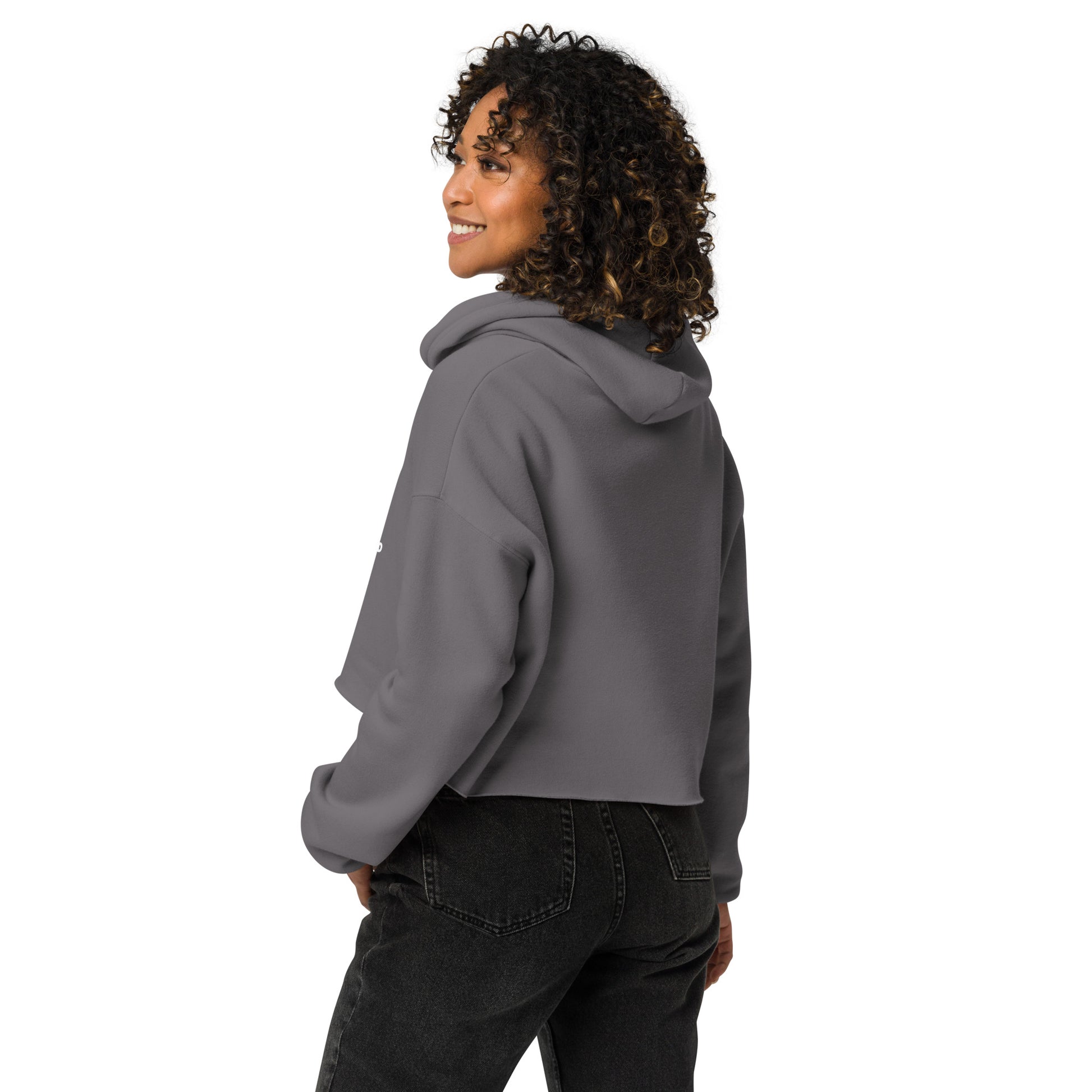 Outline Women’s Crop Hoodie – Edgy, Bold & Sustainable