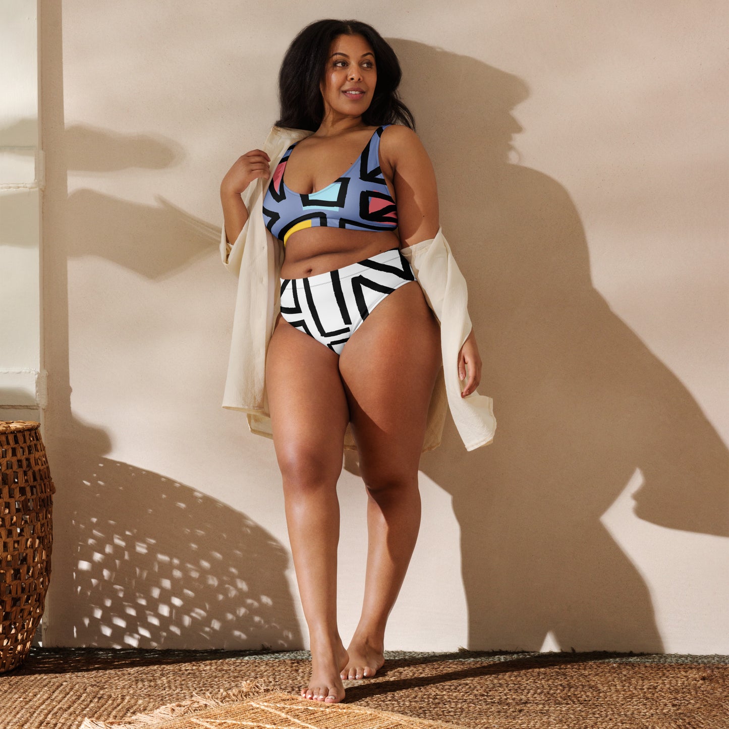 PITTED Abstract Self Bikini – Stylish & Eco-Friendly Swimwear