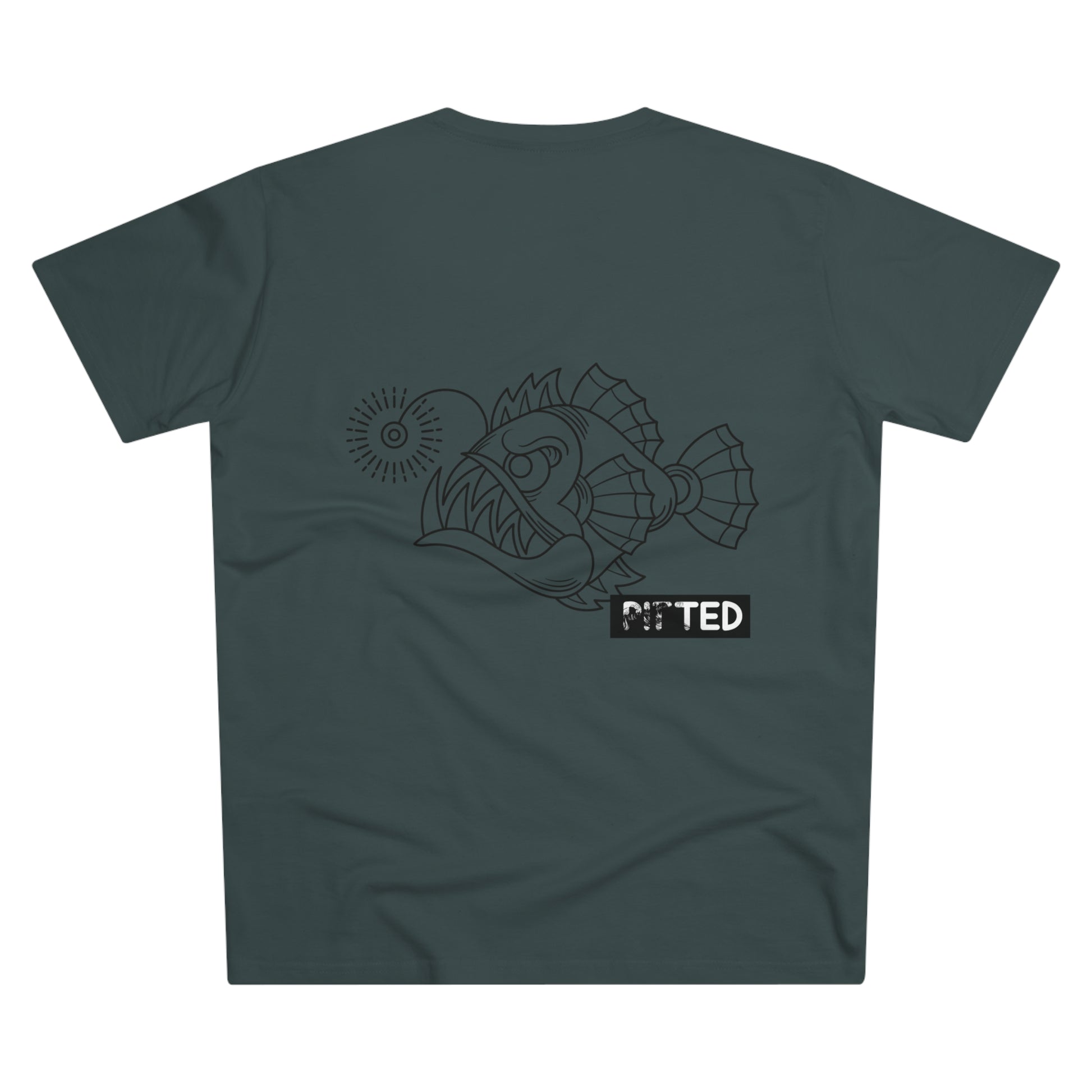 PITTED Angry Angler Graphic T-Shirt – Modern & Durable