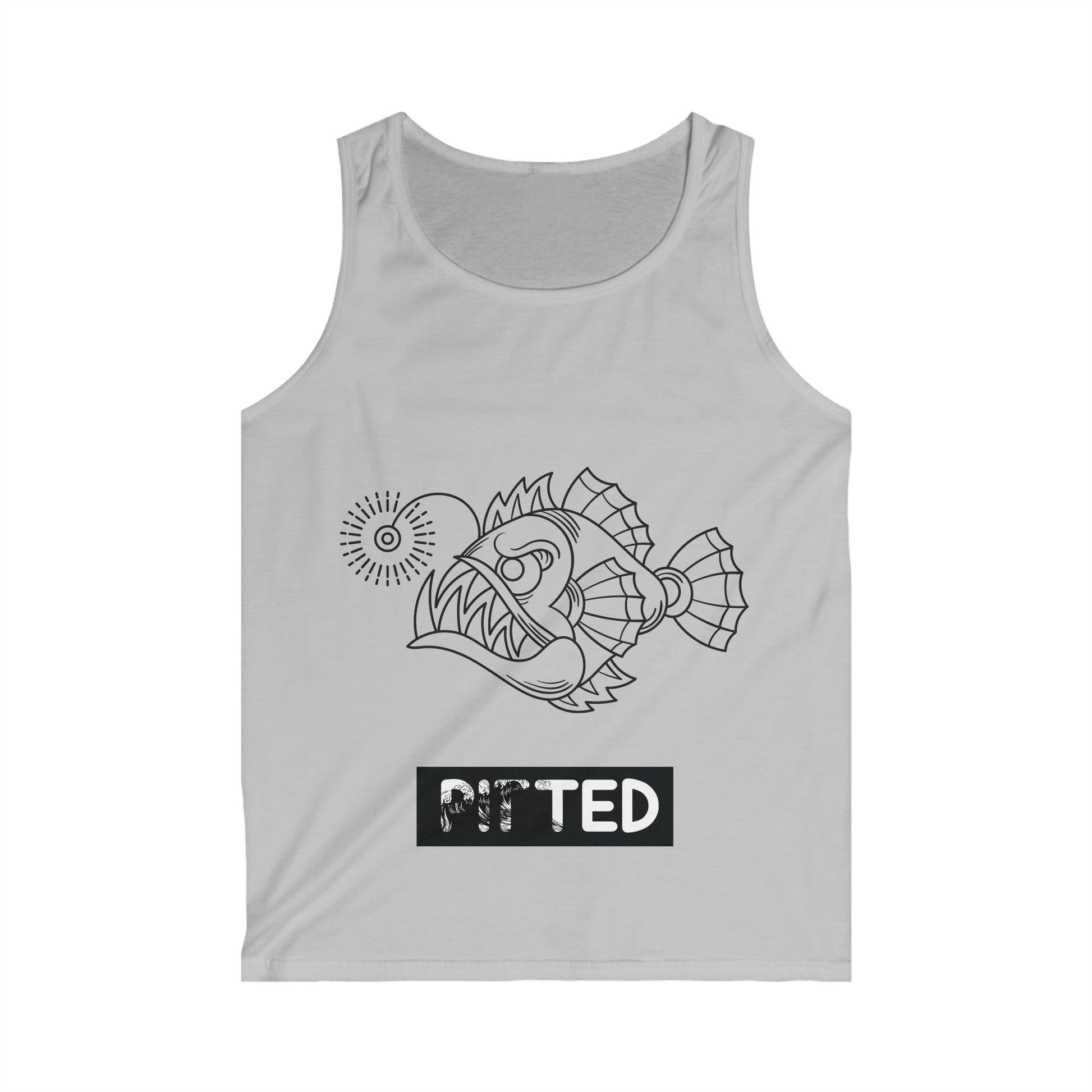 PITTED Angry Angler Men's Tank Top – Sleek & Comfortable

