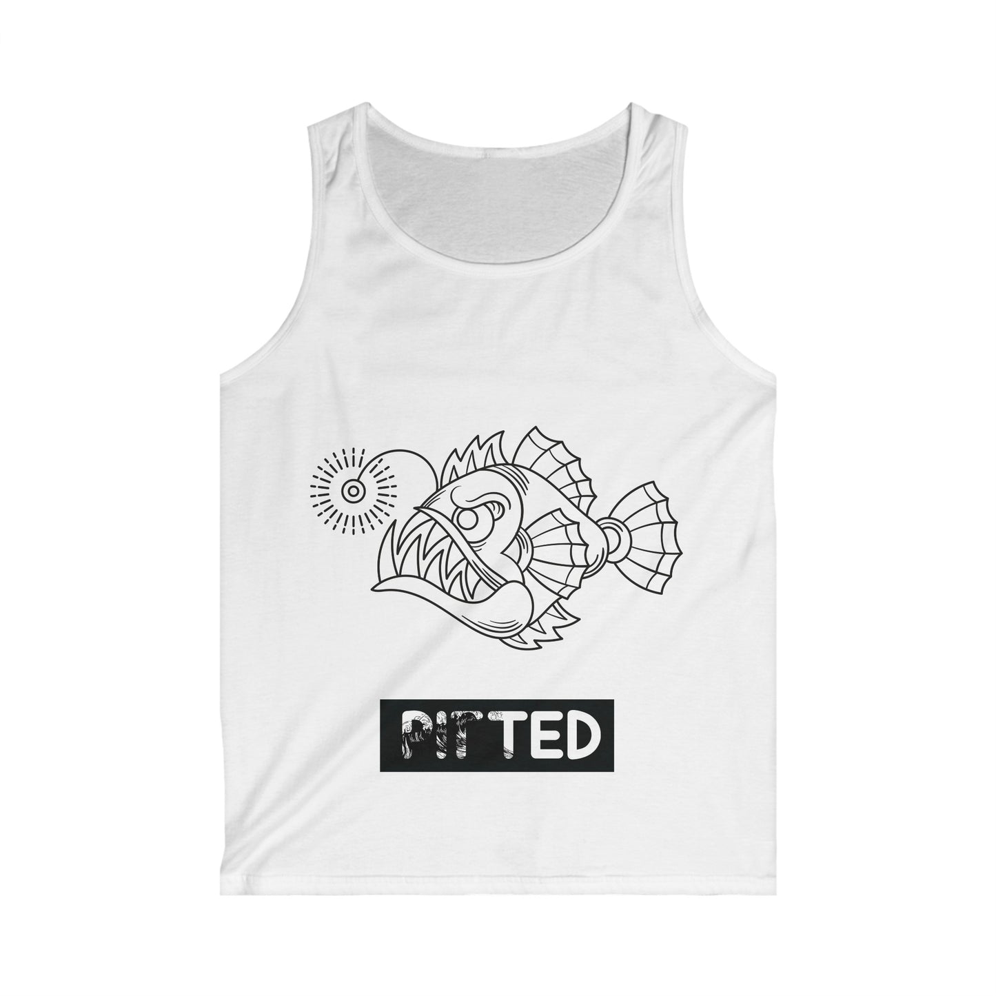 PITTED Angry Angler Men's Tank Top – Sleek & Comfortable

